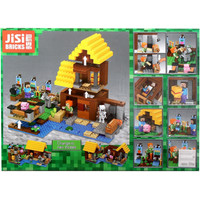 Конструктор Jisi Bricks Мой мир 840 Фермерский домик - фото2