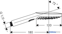 Душевая лейка Hansgrohe Raindance Select 120 Air 26520000 (хром) - фото2