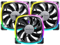 Комплект вентиляторов для корпуса Montech AX120 PWM 3 IN 1 (черный) - фото, картинка Комплект вентиляторов для корпуса Montech AX120 PWM 3 IN 1 (черный) - фото