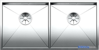Кухонная мойка Blanco Zerox 400/400-IF - фото, картинка Кухонная мойка Blanco Zerox 400/400-IF - фото