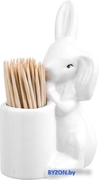 Подставка для зубочисток Elan Gallery Зайка с зубочистками 350127 - фото