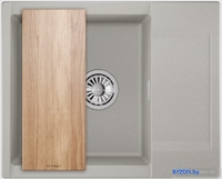 Кухонная мойка Granula ES-6202 (базальт) - фото