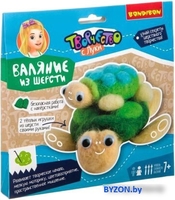 Набор для рукоделия Bondibon Валяние из шерсти. Черепашки ВВ2990 - фото