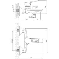 Смеситель Esko Rabat RA 54 w/a - фото2, картинка2 Смеситель Esko Rabat RA 54 w/a - фото2