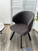 Стул с подлокотниками M-City Skat 670M05341 (B28 темно-серый/черный) - фото