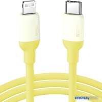 Кабель Ugreen US387 90226 USB Type-C - Lightning (1 м, желтый) - фото