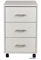 Тумба Polini Kids Mirum с ящиками на колесах 40x55 0002740.9 (белый) - фото2, картинка2 Тумба Polini Kids Mirum с ящиками на колесах 40x55 0002740.9 (белый) - фото2