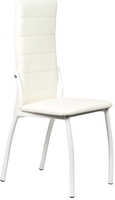 Стул ВВР Прага (белый/белый, экокожа) - фото