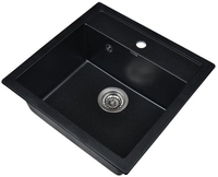 Кухонная мойка Wisent 510-25W (с сифоном GER013) - фото2