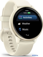 Умные часы Garmin Vivoactive 6 (лунное золото) - фото2