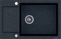 Кухонная мойка Kernau KGS H 6078 1B1D Black Metallic - фото