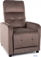 Кресло-кровать Signal Otus Velvet Bluvel 38 (капучино) - фото, картинка Кресло-кровать Signal Otus Velvet Bluvel 38 (капучино) - фото