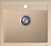 Кухонная мойка GranFest GF-Q-561 (кашемир) - фото