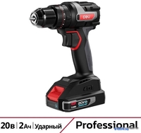 Ударная дрель-шуруповерт Deli DE-CZ20-2D2 (с 2-мя АКБ, сумка) - фото