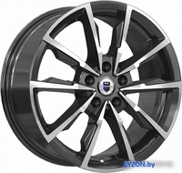 Литые диски K&K Меренге 17x7.5" 5x114.3мм DIA 67.1мм ET 45мм Алмаз черный - фото