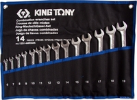 Набор ключей King Tony 12D14MRN05 (14 предметов) - фото