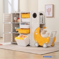 Комод UNIX kids Moon 8 PPTSMOON8YEL (3 полки + 5 ящиков) - фото2, картинка2 Комод UNIX kids Moon 8 PPTSMOON8YEL (3 полки + 5 ящиков) - фото2