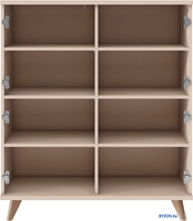 Комоды, тумбы Stolline Хармони 468.02 (бежевый/древесный) - фото2, картинка2 Комоды, тумбы Stolline Хармони 468.02 (бежевый/древесный) - фото2