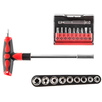 Набор торцевых головок и бит Hammer 601-027 (19 предметов) - фото2