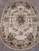 Ковер для жилой комнаты Merinos Colizey D057-OVAL-CREAM (1.5х2.3) - фото2