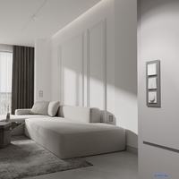 Рамка Werkel Senso W0033117 (дымчатый/стекло Soft-Touch) - фото2