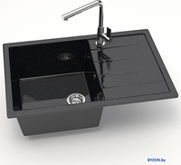 Кухонная мойка MARRBAXX 161/Q4 F161Q004 (черный) - фото2