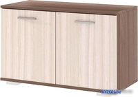 Тумба для обуви Памир Италия О-800 (ясень шимо темный/ясень шимо светлый) - фото