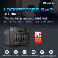 Сетевой накопитель ASUSTOR Lockerstor 6 Gen2 AS6706T - фото2, картинка2 Сетевой накопитель ASUSTOR Lockerstor 6 Gen2 AS6706T - фото2