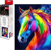 Алмазная мозаика Феникс+ Неоновый конь 70787 - фото2