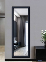 Зеркало Декарт Настенное в раме 8Л3698 (черный) - фото2