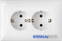 Розетка Bylectrica Стиль РС16-313 (белый) - фото