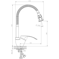 Смеситель Decoroom DR71022 - фото2, картинка2 Смеситель Decoroom DR71022 - фото2