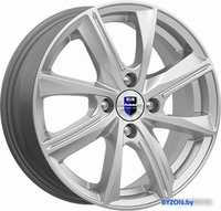 Литые диски K&K Арнар 15x6" 4x100мм DIA 67.1мм ET 45мм Сильвер - фото