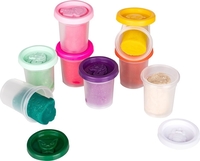 Набор для лепки Genio Kids Тесто-пластилин с блестками TA2017 (8 цветов) - фото2