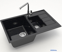 Кухонная мойка MARRBAXX 210/Q4 F210Q004 (черный) - фото2