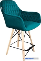 Стул Sheffilton SHT-ST38/S80-1 (альпийский бирюзовый/прозр. лак/черный) - фото