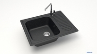 Кухонная мойка MARRBAXX 15/Q4 F015Q004 (черный) - фото2