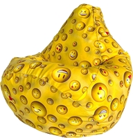 Кресло-мешок Flagman Груша Макси Г2.5-224 Smailiki 01 (желтый) - фото