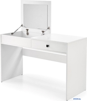 Туалетный столик с зеркалом Halmar Megan (белый) - фото2