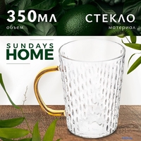 Кружка Sundays Home HGT-06/6 (350 мл) - фото, картинка Кружка Sundays Home HGT-06/6 (350 мл) - фото