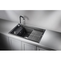 Кухонная мойка Granula KS-7305 (черный) - фото2