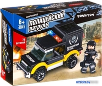 Конструктор Bondibon Полицейский Патруль. Машина ВВ4047 - фото