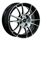 Литые диски Megami MGM-3 15x6" 5x100мм DIA 57.1мм ET 38мм BKF - фото2