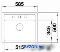 Кухонная мойка Blanco Legra 6 (черный) - фото2