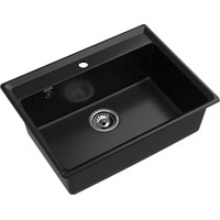 Кухонная мойка GranFest GF-LV-660 (черный) - фото2