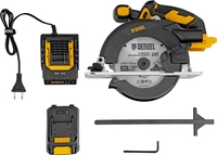 Дисковая (циркулярная) пила Denzel CCSH-20-165 (с 1-им АКБ) - фото2