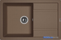 Кухонная мойка Florentina Липси 760 (мокко) - фото