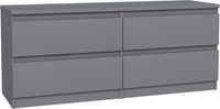 Тумба Mio Tesoro Кастор 4 ящика 2.03.03.100.4 (серый) - фото, картинка Тумба Mio Tesoro Кастор 4 ящика 2.03.03.100.4 (серый) - фото