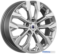 Литые диски K&K Морейн 17x6.5" 5x108мм DIA 65.1мм ET 43мм Дарк платинум - фото