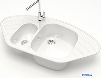 Кухонная мойка MARRBAXX Карельский камень модель 23/G31 (белый) - фото2